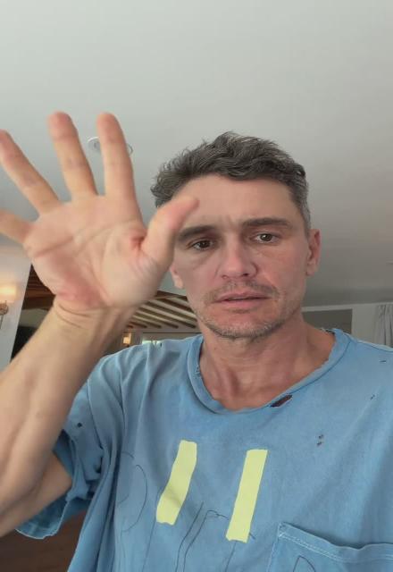NEW JAMES FRANCO VIDEO - SOUNDS LIKE AN ALIEN!