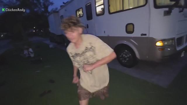 ChickenAndy suffered a concussion after playful fighting gone wrong
