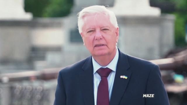 Possibly the last footage of Senator Lindsey Graham speaking before his death was after his Kyiv meeting with Zelensky on Friday: 