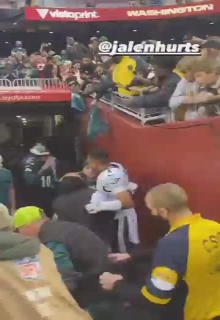 Eagles Fans Fall Towards Jalen Hurts After Win at Washington