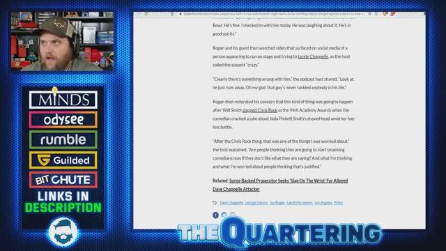 Joe Rogan BLASTS Cowardly LA Prosecutor For Letting Dave Chappelle Lunatic Off Easy!