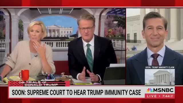 Watching Morning Joe melt down while an MSNBC reporter gets “Fake News” screamed at him is entertaining 🤣