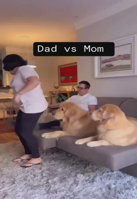 Dad vs Mom