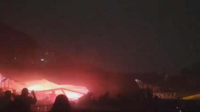 STAGE COLLAPSES AT  PRESIDENT CANIDATE MÁYNEZ POLITICAL EVENT IN MEXICO - 5 DEAD - 56 INJURED
