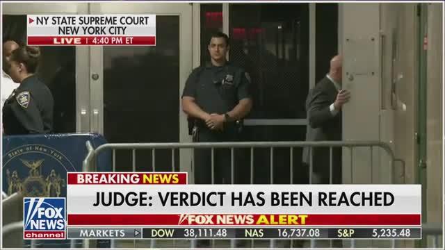  NY v. Trump jury reaches a verdict 