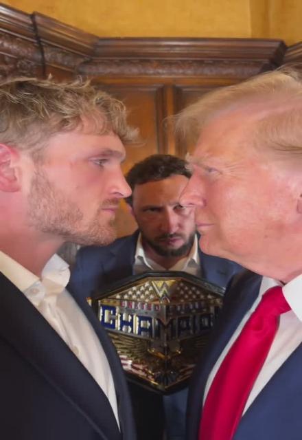 Logan Paul vs Donald Trump FACE OFF