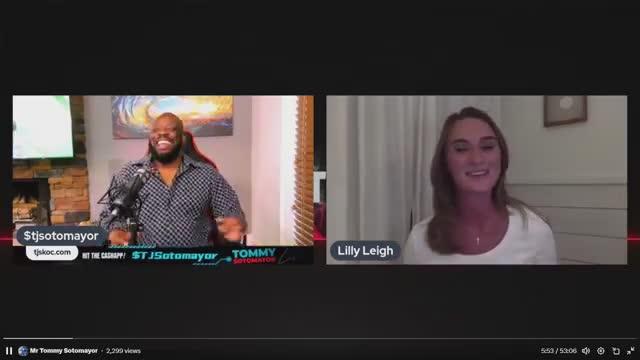 Lilly Gaddis says she is not Jewish and if she was she wouldn't be a ''broke ass nigga''.
