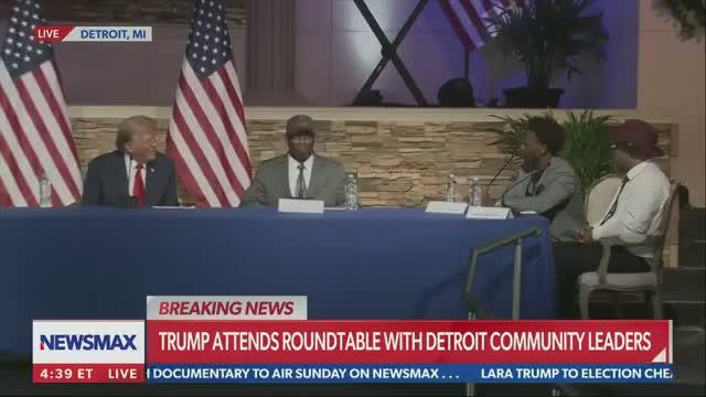 DETROIT LEADERS: WELCOME TO THE HOOD, TRUMP!  “Obama never came… Biden never came…so welcome, thank you for coming to the hood.”