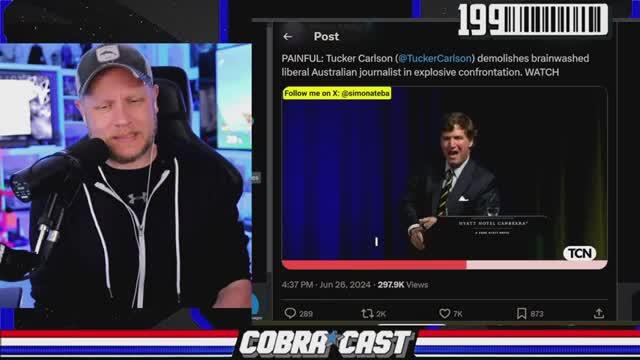  Tucker Carlson DESTROYS Woke Australian Reporter 