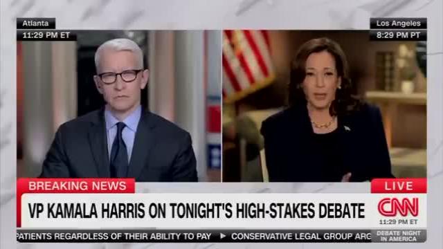 HARRIS: BIDEN HAD A STRONG DEBATE PERFORMANCE  CNN: UM...
