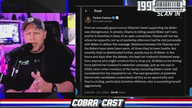  Tucker Carlson Drops BOMBSHELL | Obama DONE with Biden! 