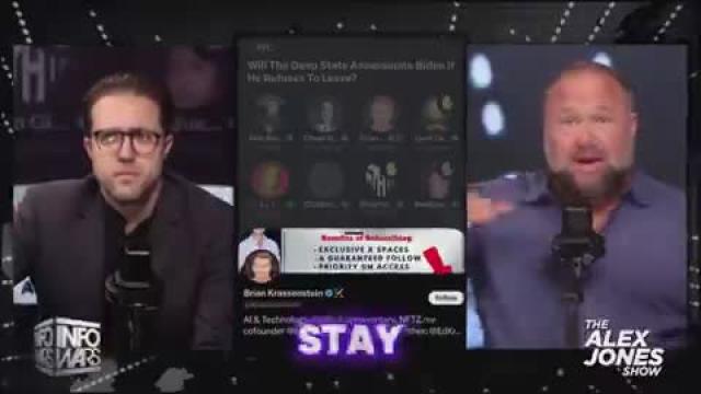 Krassenstein Brothers Tell Alex Jones They Believe Biden Will Lose To Donald Trump