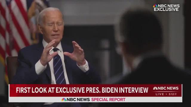 BIDEN: IT WAS A MISTAKE TO USE THE WORD BULL'S-EYE WITH TRUMP  NBC:   "You called your opponent an existential threat. On a call, you said, 'It's time to put Trump in the bullseye.'"  Biden:   "I was talking about focusing on Trump’s agenda.   I meant 'focus on,' not 'crosshairs.'  It was a mistake to use the word 'bullseye.'"