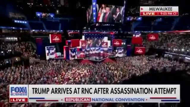 USA CHANTS ERUPT AS TRUMP-VANCE TICKET DEBUTS AT RNC