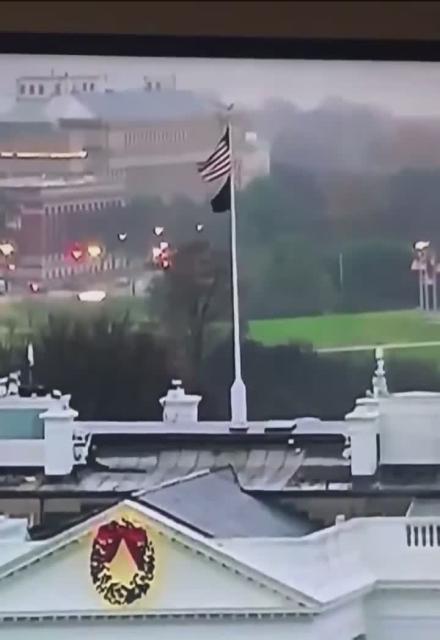 Black flag flown at White House... what is the reason?