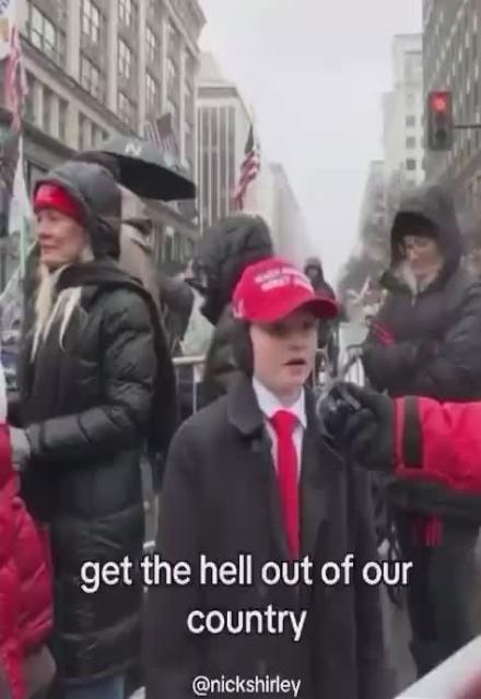 Young MAGA goes off on illegal migrants