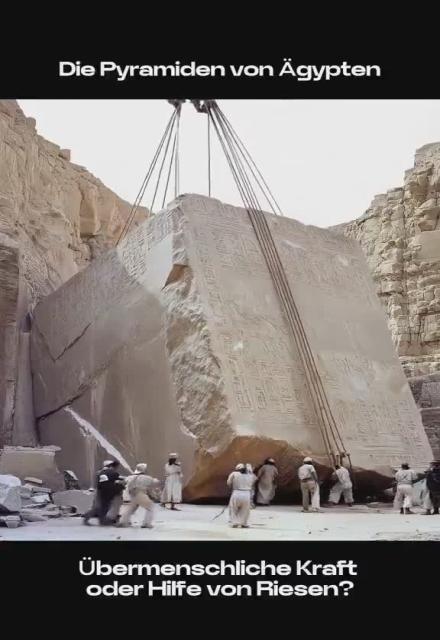 So it was Giants that built the pyramids, It all makes sense now. 🤔