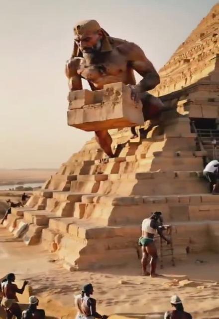 This is how they built the Pyramids?