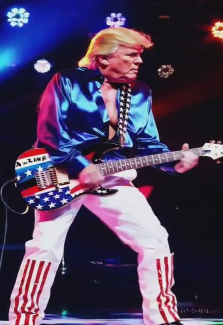 “don’t stop believing”. #steveperry #journey #trump #80smusic