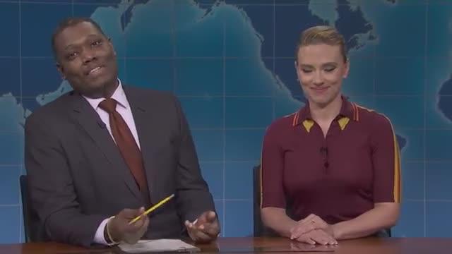 Weekend Update Colin Jost and Michael Che Swap Jokes for Season 50 Finale