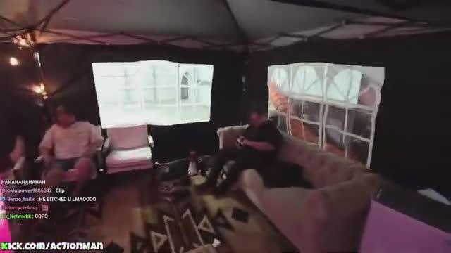 Ac7ionman gets ATTACKED by Burger Planet at the Prison Stream