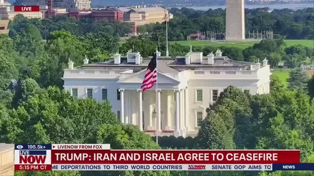 BREAKING: Trump announces Iran-Israel ceasefire
