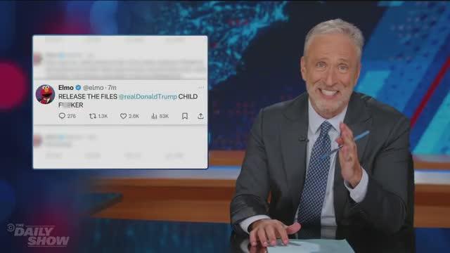  Jon on Trump’s Epstein Meltdown, MAGA's Mutiny & Elmo’s Antisemitic Tweets | The Daily Show 