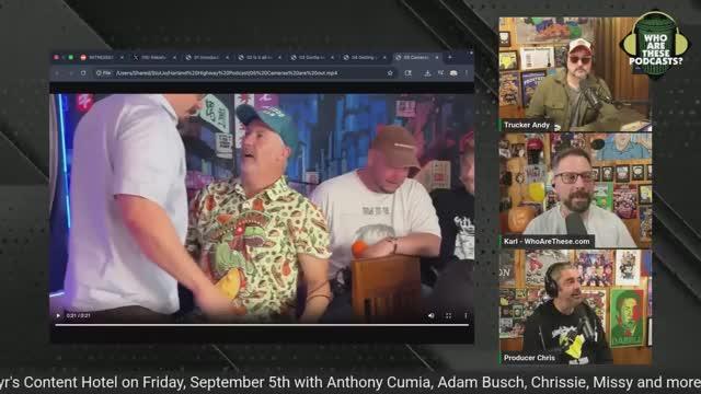 Sam Hyde DESTROYS Harland Williams' Studio