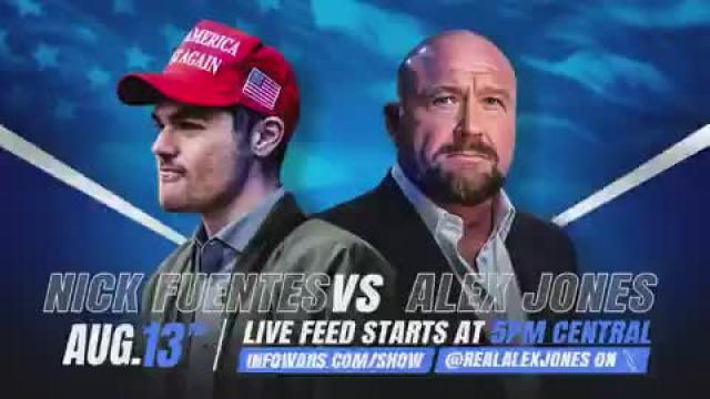 FULL SHOW: Nick Fuentes/Alex Jones Debate President Trump's Move To Put National Guard Troops On The Streets Of Washington DC!