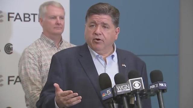 JB Pritzker is blaming TRUMP for Charlie Kirk getting shot.