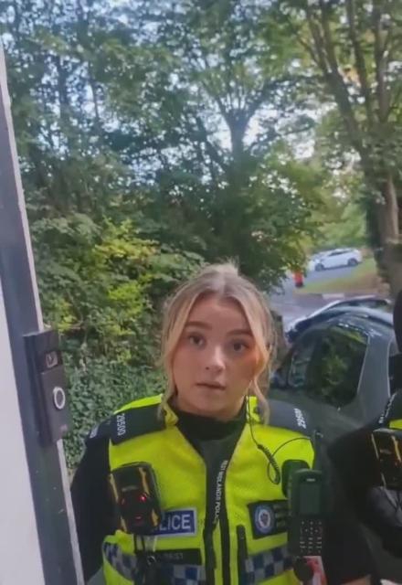 Meanwhile in Britain  “Your Daughter has viewed a Post o line & we need to seize he phone”  “We need the phone right now - or your daughter will get arrested”  “You’ve Harassed this Child enough”  Police in England demand confiscation of a Girls phone because of a post she viewed months ago online.