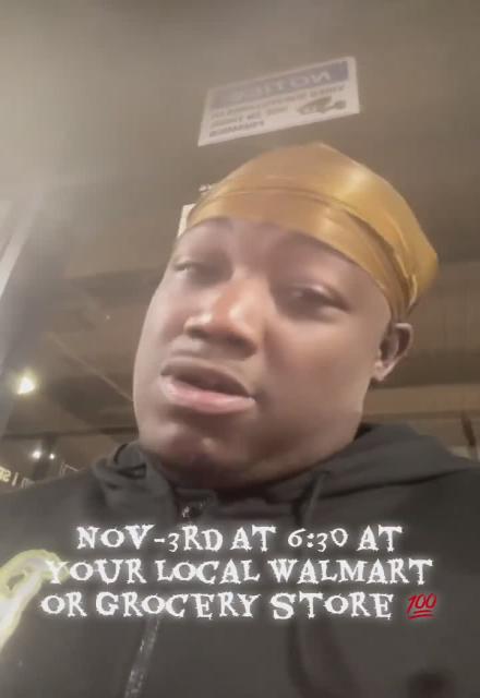 A TikTok creator shares specific details of where he is planning to loot and when he plans to do it.