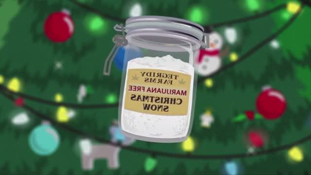 Marijuana-Free Christmas Snow