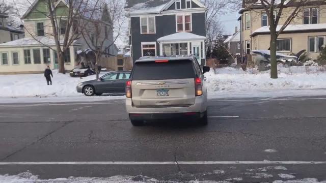 Video showing an ICE officer shooting a driver in an SUV in south Minneapolis. DHS says the woman is dead.