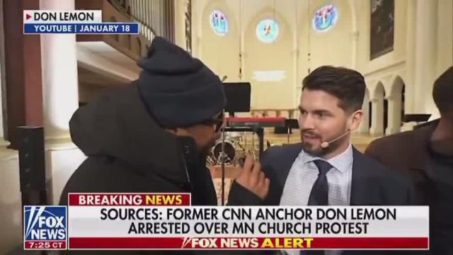 Don Lemon has been arrested for his role in the Minnesota church incident. His initial court appearance could be as early as today.