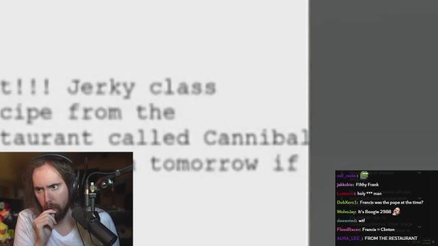 Asmongold reads Epstein emails about potentially eating kids  FFS