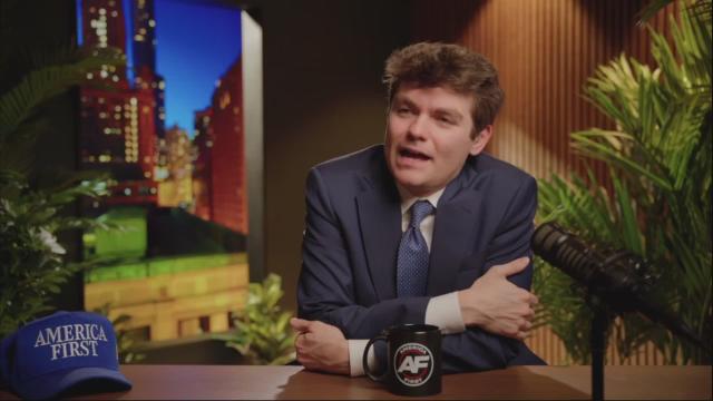 "I wish I was a Spongebob Big Muscle-Guy Buffpants.. but I'M A SKINNY FAT WIMP!"  Nick Fuentes says he doesn't like working out because it hurts 😭
