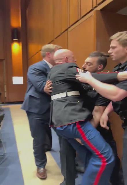 Sen. Tim Sheehy (R-MT) Broke the Arm of a Marine Protestor