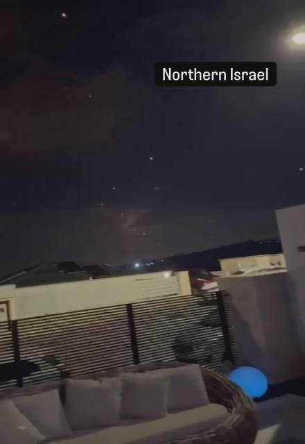 Northern Israel Under Attack Tonight.