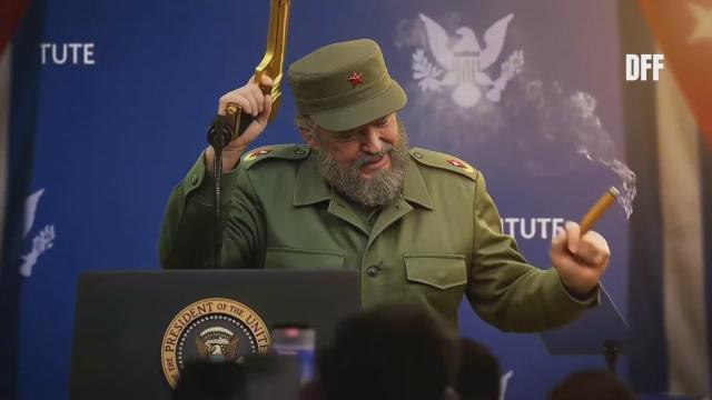 Trump announces he’s taking Cuba next