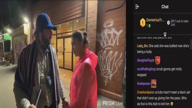 white girl beats scrubs up for saying nigga