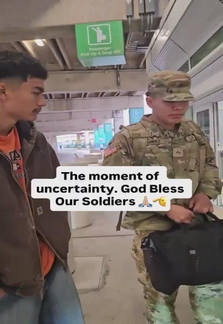 U.S. soldier meets with his family before departing, unaware of what might happen next.