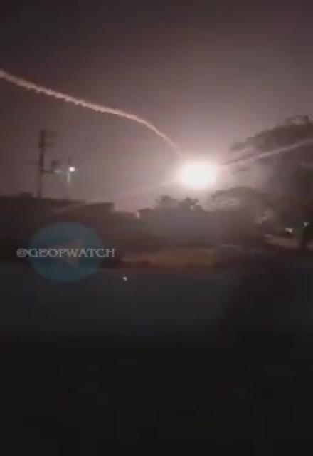 BREAKING: Footage from Dehdasht reportedly shows massive explosion in the exact area where the rescue operation is underway.  Unconfirmed whether this is a downed aircraft or a strike. 