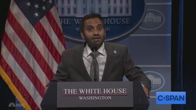 SNL went HARD with Aziz Ansari as Kash Patel