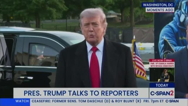 Trump asked about $4.50 gas: "Gas prices have come down today. Have you looked?"  77% of Americans blame him for the price hikes.  Trump's strategy is to point at the daily ticker and hope nobody pulls up the monthly chart...