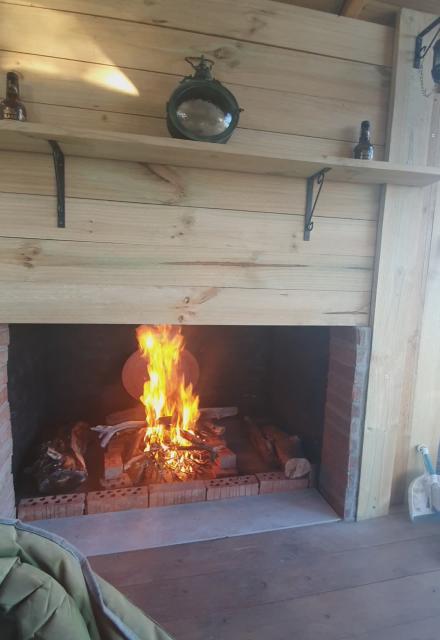 new fireplace...