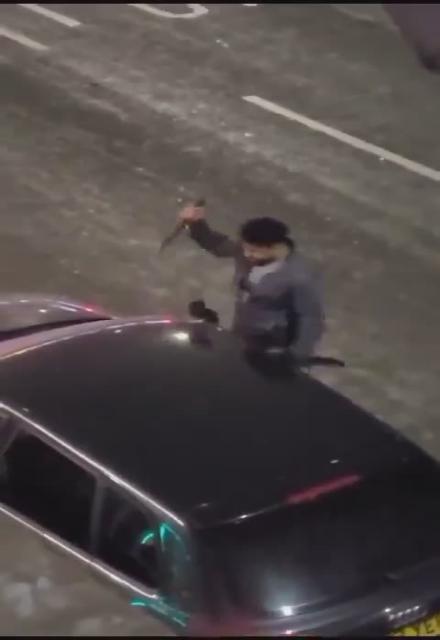 Don't fuck with a White mans Audi. 