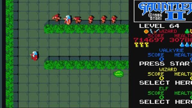 Playing some old Gauntlet 2 on MAME-EMULATOR!