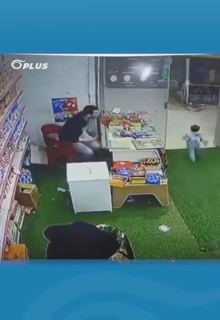 Youngest kid I have seen to steal. Doing it for their folks I guess legal loophole