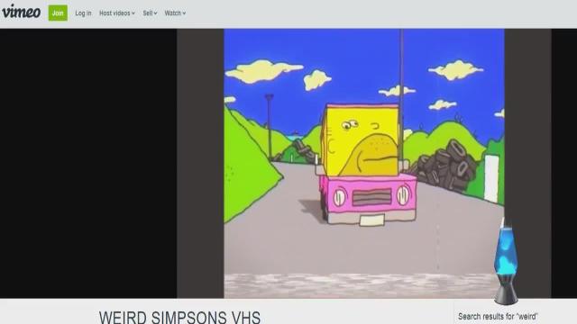 weird SIMPSONS on drugs intro